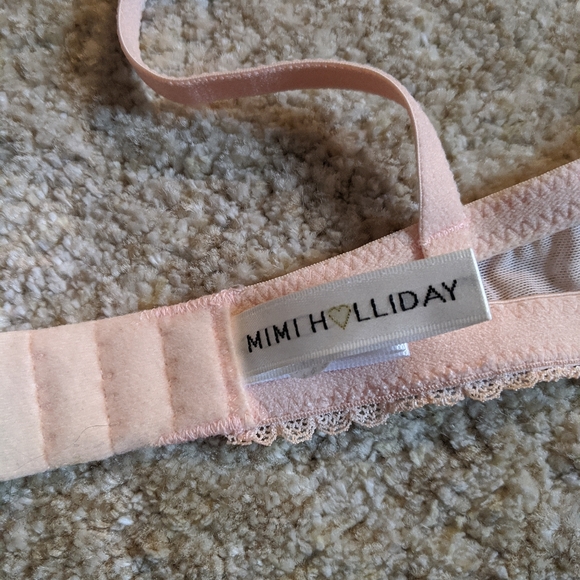 Nwot Mimi Holliday pink balconette bra - Picture 6 of 6